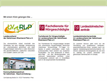 Tablet Screenshot of gehoerlose-rlp.de